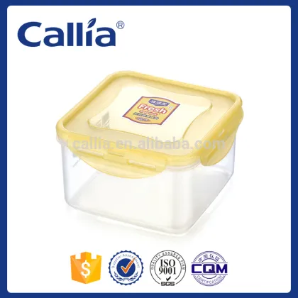 Hot Selling Square Plastic airtight lock Lunch Box