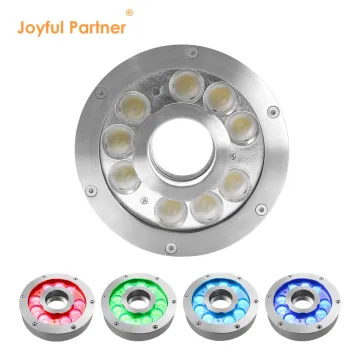 IP68 LED Underwater Fountain Light SS316 - 12V/24V Low-Voltage Landscape Lighting