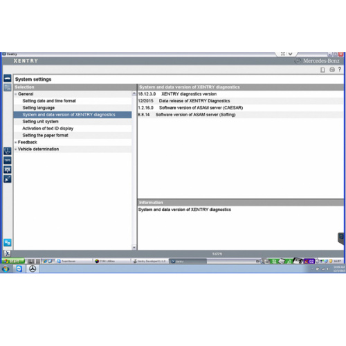 2015.12 DAS XENTRY Software Vediamo for C4