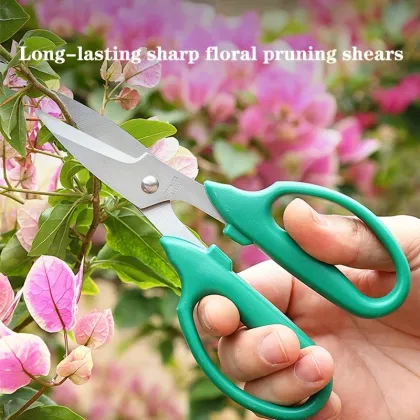 green garden pruning shears