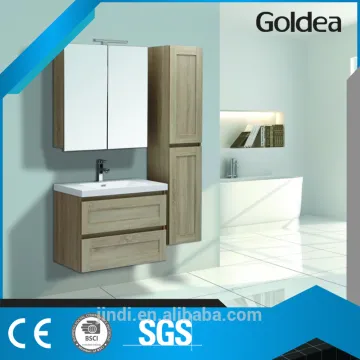 2015 new design luxury sonoma oak unique rustic wall mounted bathroom vanity units