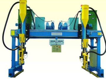Box Beam Welding Column Saw Welding Machine, Flux Recovery System, Pneumatic System