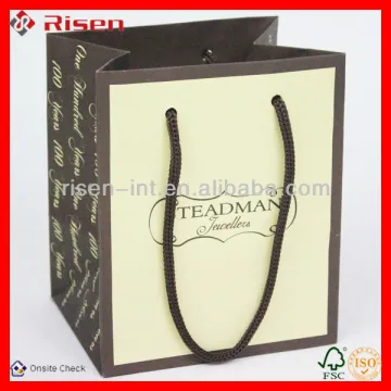 custom made paper shopping bags with your logo