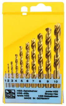 13pcs/19pcs/21pcs/25pcs/29pcs HSS twist dril set