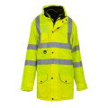 Hot selling winter jacket hivz safety rain wear