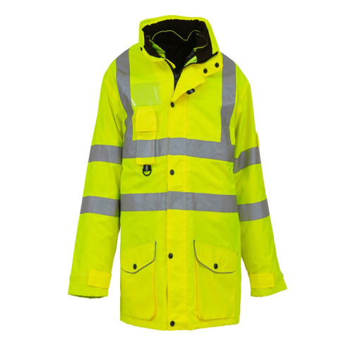 Hot selling winter jacket hivz safety rain wear