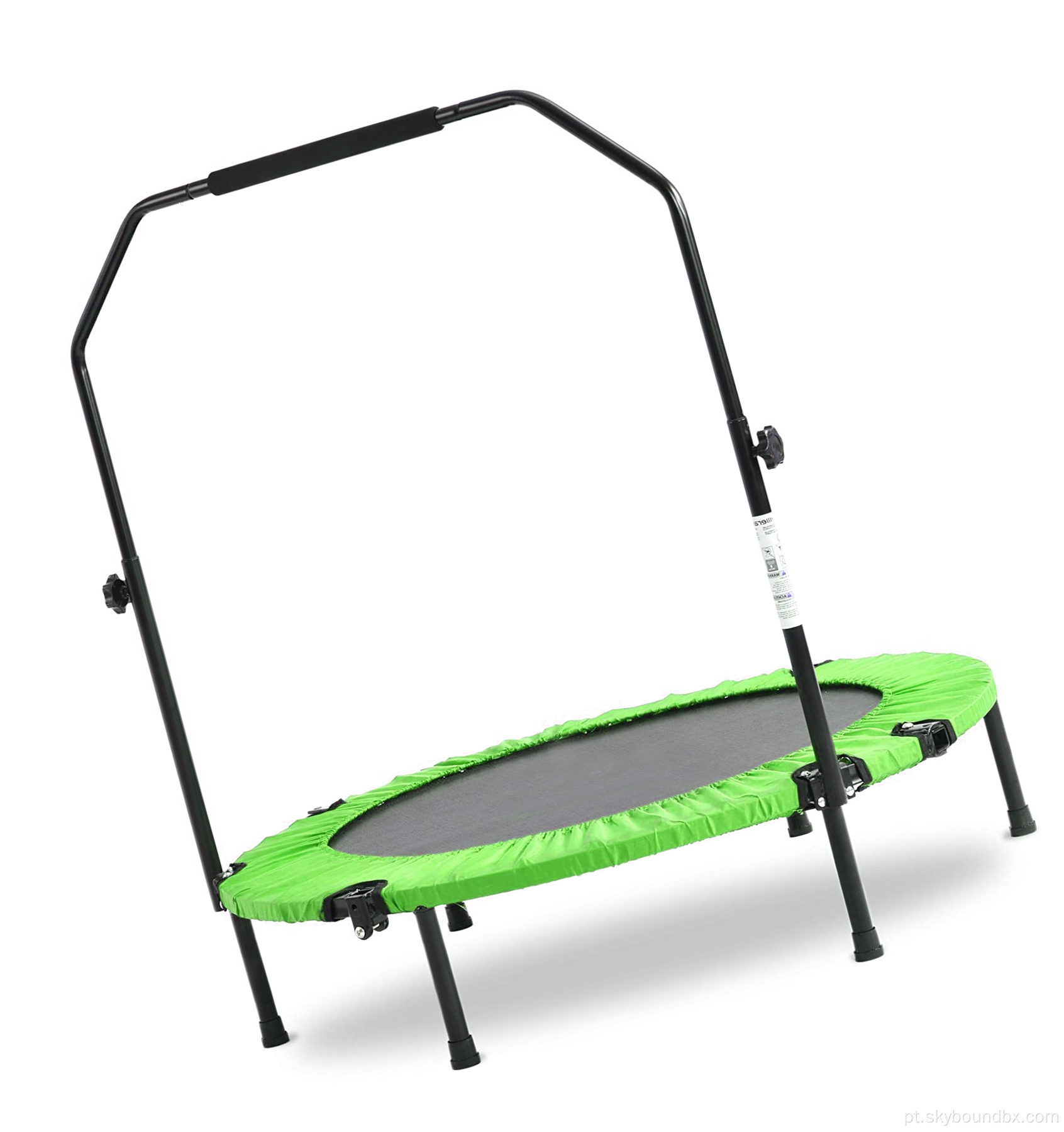 Trampolim com HandRail 40 polegadas diariamente trampolim de fitness