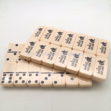 Hot Sale Melamine Dominoes Factory with Custom Logo Print