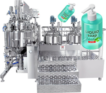 Electric Heating Mixer with Agitator Tank for Liquid Soap and Shampoo Production