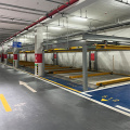 Sistema eficiente de estacionamiento de rompecabezas de dos niveles