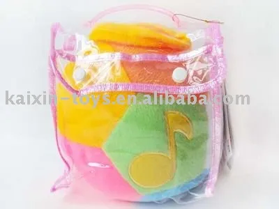 EN71 Approval Colorful Soft Ball for infant Bell inside