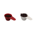 Plastic material coffee scoop for canister