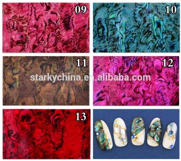 Hot nail art beauty sheet / nail art shell beauty sheet