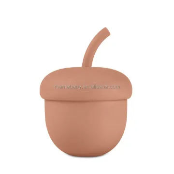 LFGB Food Grade Acorn Cup Silicone Sippy Cup