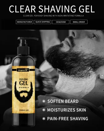 Customizable Private Label Beard Shaving Gel with Free Combs