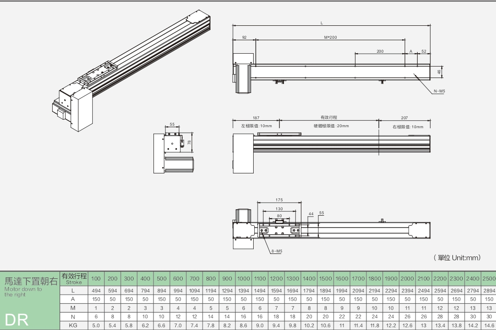 Belt Control Linear Module