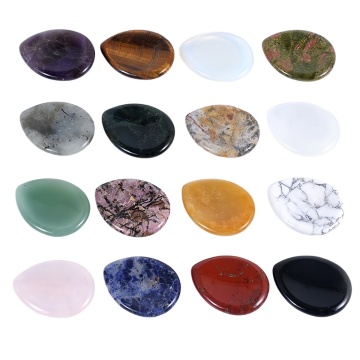 Healing Crystals Palm Stone Teardrop Crystal Natural Stones Gemstone Home Decoration for Meditation and Anxiety Stress Relief