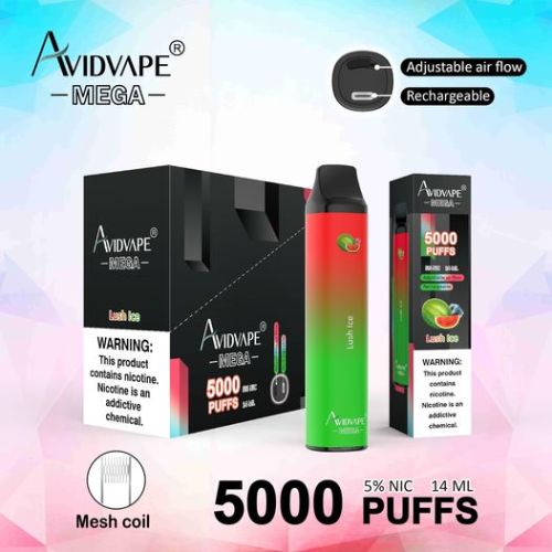 Wiederaufladbar Einwegvolf 5000 Puffs Batterie 850mah