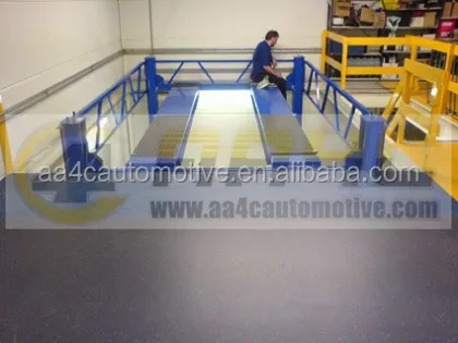 High Rise 4 Post Car Lift - Floor Cross Car Elevator