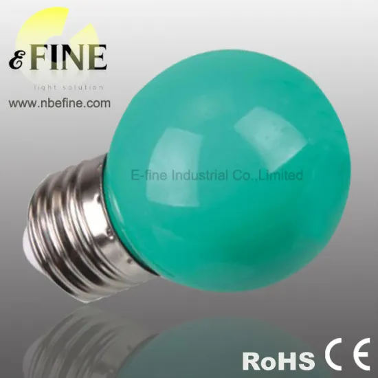 LED bulb for decorative E27 color led lamps green color