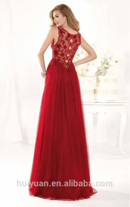 flowing organza halter wedding dress red