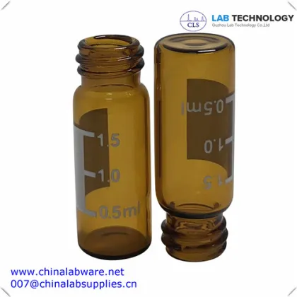 10mm screw thread VWR Amber HPLC Vials