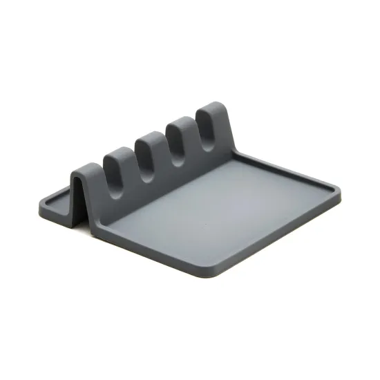 Hot Food Grade Silicone Kitchen Utensil Rack - Utensil Storage Tray