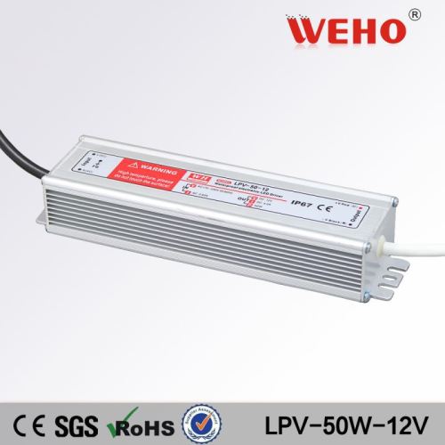 OEM/ODMdc led power supply metal case waterproof led driver 50w