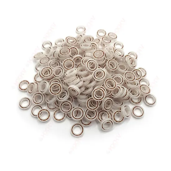 MR84 Plastic Nylon Ring Glass Balls 4x8x3mm HXHV Plastic Ball Bearing