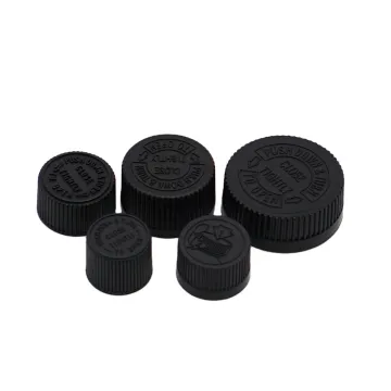 Black Child Proof Cap Medicinal Bottle CRC Cap