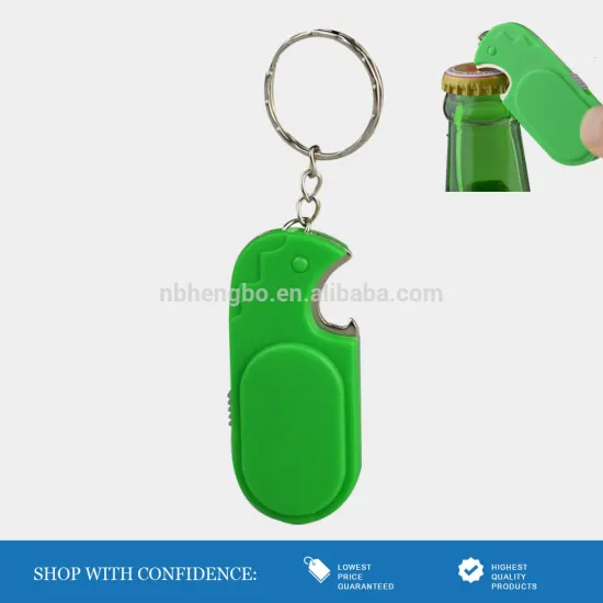 simple led keychain light bulk with opener