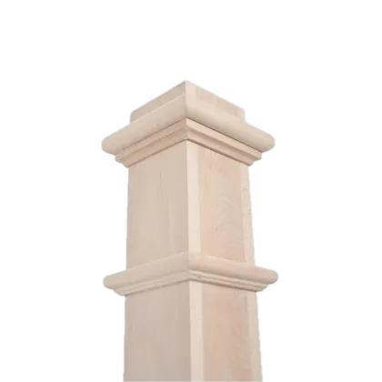 Elegant Vintage Newel Post for Wooden House Stairs