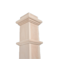 Pos Newel Vintage yang elegan untuk tangga rumah kayu