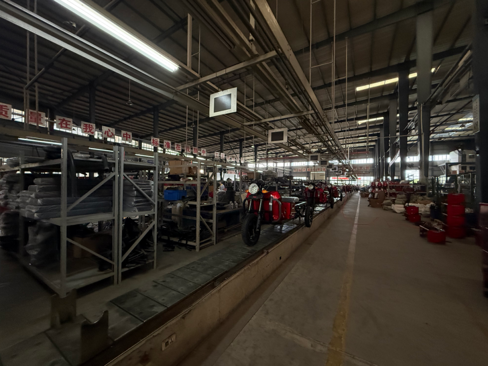 spacious production facility