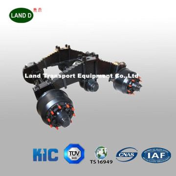 Heavy Duty 32T Single Point Suspension Bogie Axle For Trucks And Trailers