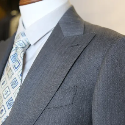 High End Italian Fabric Banker Suit Collection