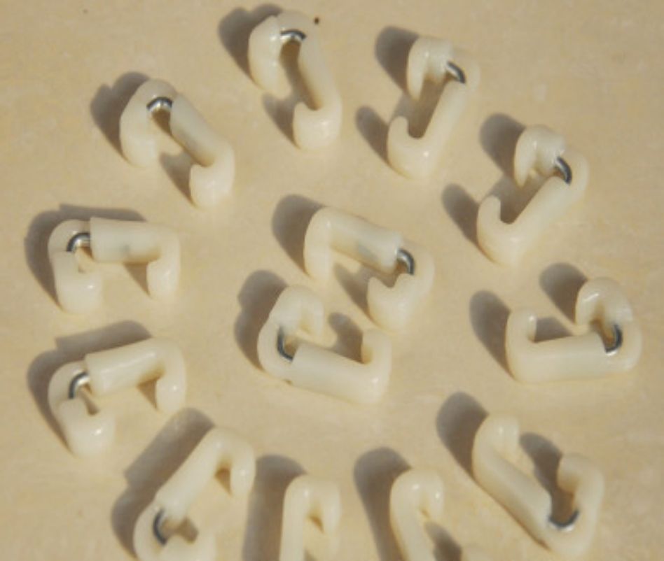Ganchos de nylon para fiar peças máquina de moldagem por injeção