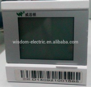 panel energy meter 72x72mm RS485 MODBUS MDMS COMMUNCATION