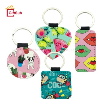 Customizable High-Quality Keychains and Accessories: Key Rings, Sublimation Squares, Rectangles, Hearts, Circle Leather Keychains