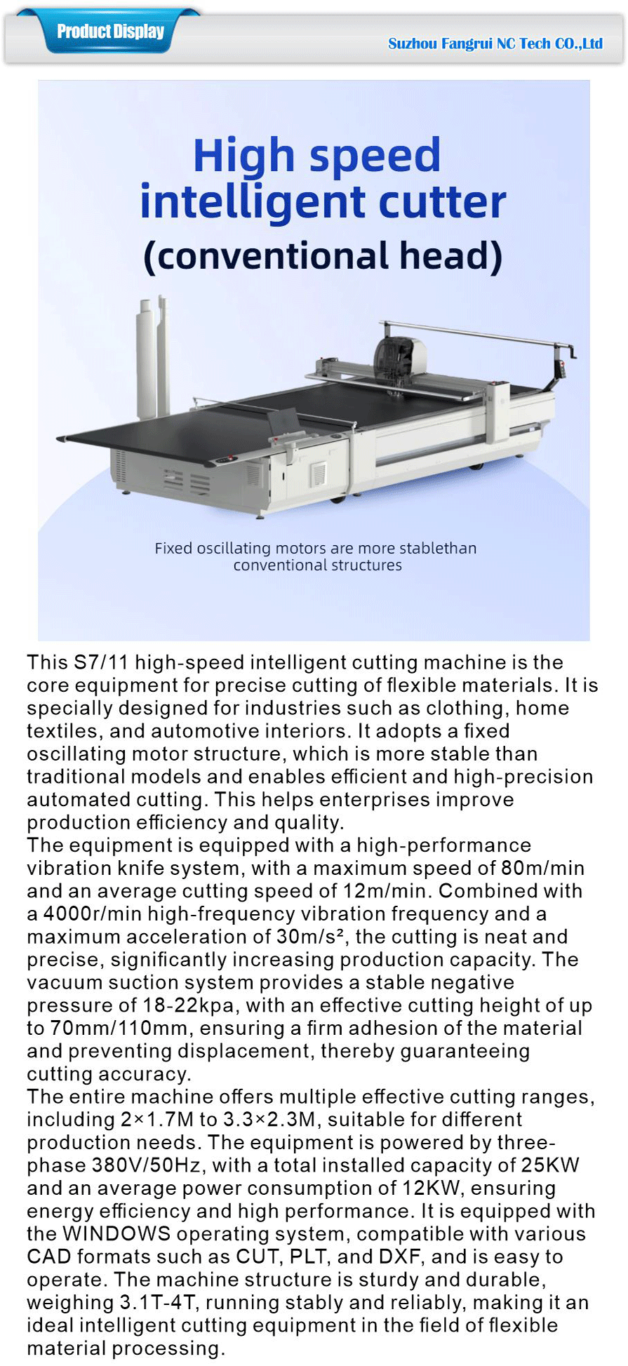 Large capacity automated fabric cutter