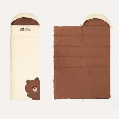 MOBI GARDEN & LINE FRIENDS Zhu Yue Adult Portable Sleeping Bag for Outdoor Camping
