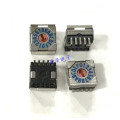2PCS SMRR7116-116 Gear 0-F Rotary Dip Switch 5P Inverse Code 8421C