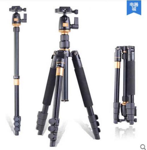 Aluminum stable camera tripod with panoramic damping ballhead