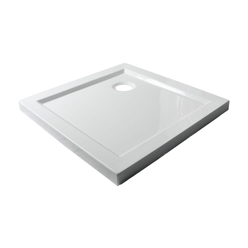 Step In Shower Base 90x90 ABS White Portable Shower Tray