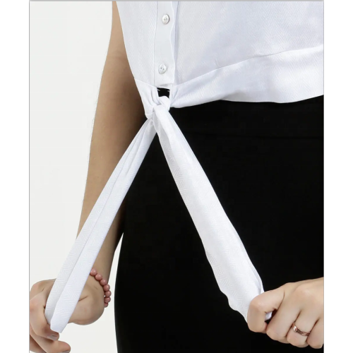 Short Sleeve O-Neck Button Down T Shirts