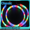 imperméable à l'eau 12v coloré multicolore led neon flex lumière de corde