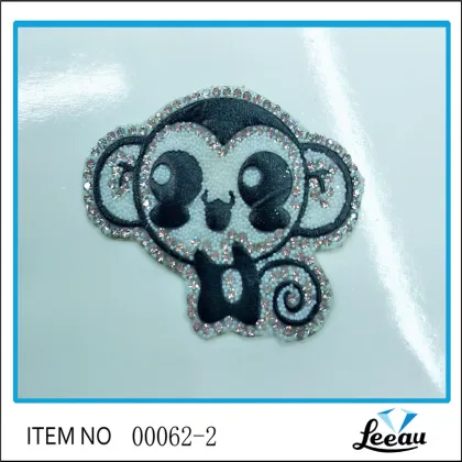 Wholesale 3d Embroidery Clothes Rhinestone Patch
