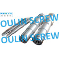Supply 55/110 Twin Conical Screw Barrel for Pipe, Sheet, Profile Extrusion