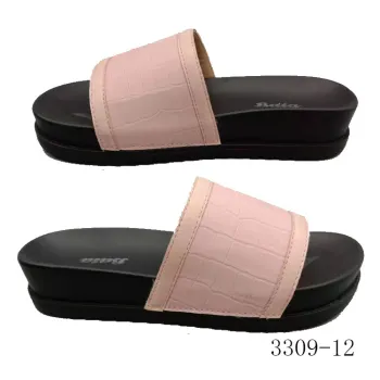 pink and black shoes