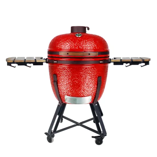 SEB KAMADO Red Bbq Kamado Outdoor Charcoal Barbeque Ceramic 24 INCH Kamado Grill